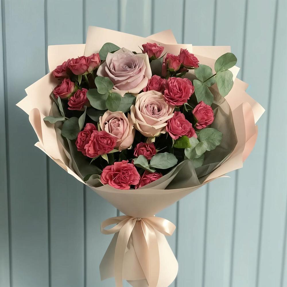 Букет цветов из: Гвоздики и Розы в Максатихе