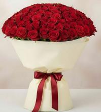 Букет 101 Красная роза Милано в Максатихе