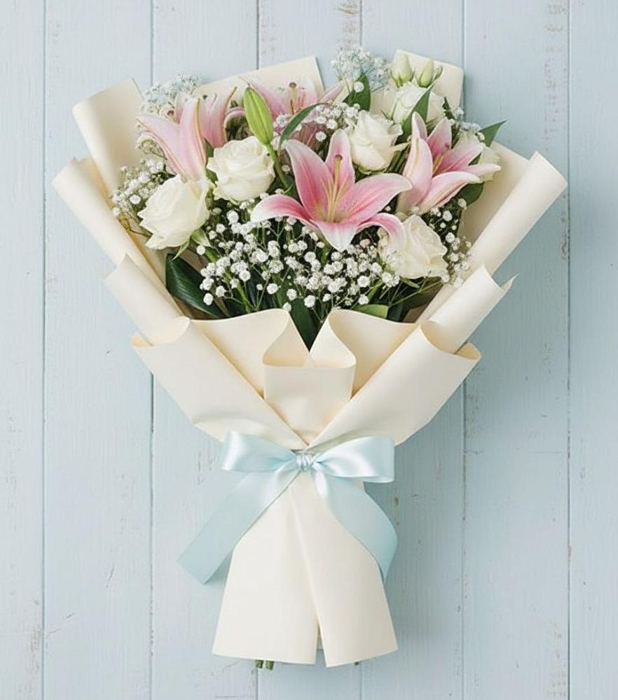 Букет цветов из: Лилии в Максатихе