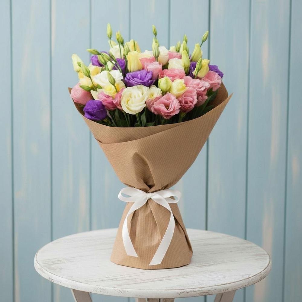 Букет цветов из: Лизиантусы в Максатихе