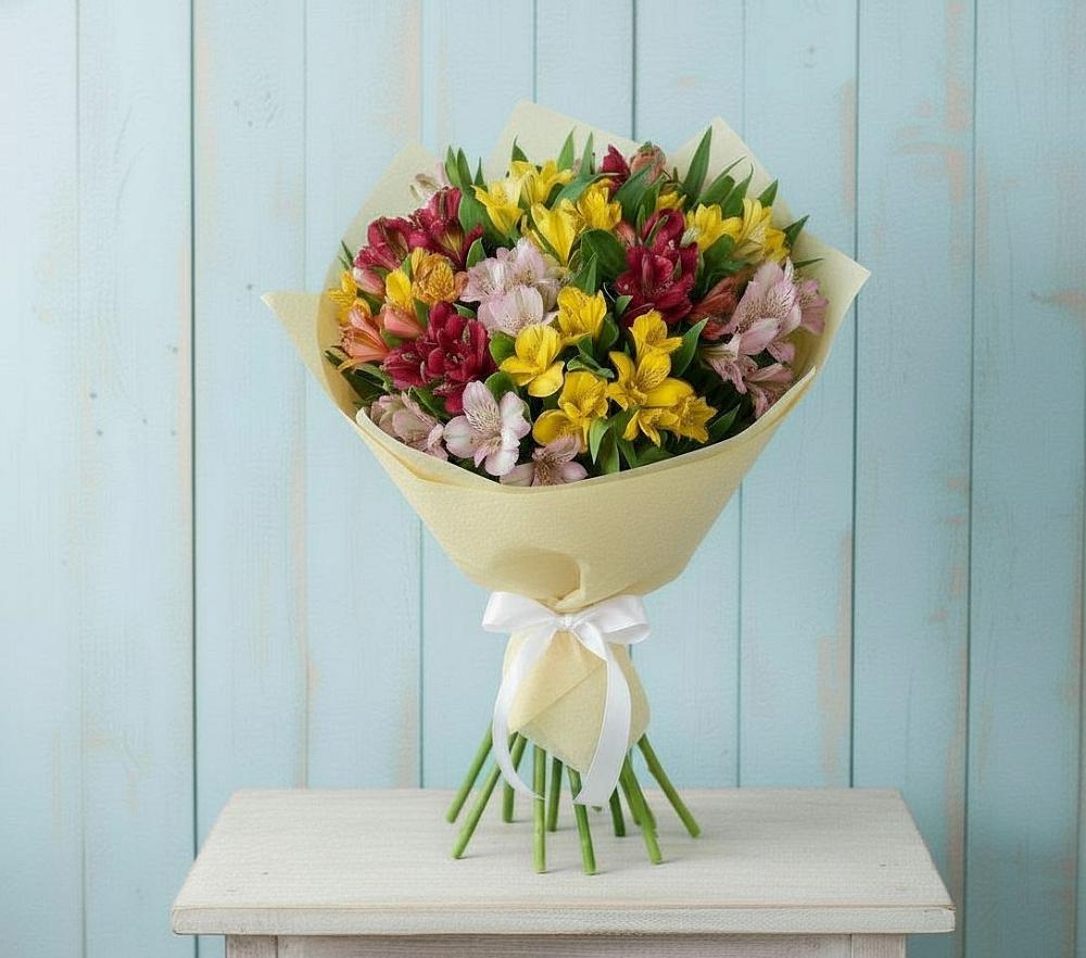 Букет цветов из: Альстромерии в Максатихе
