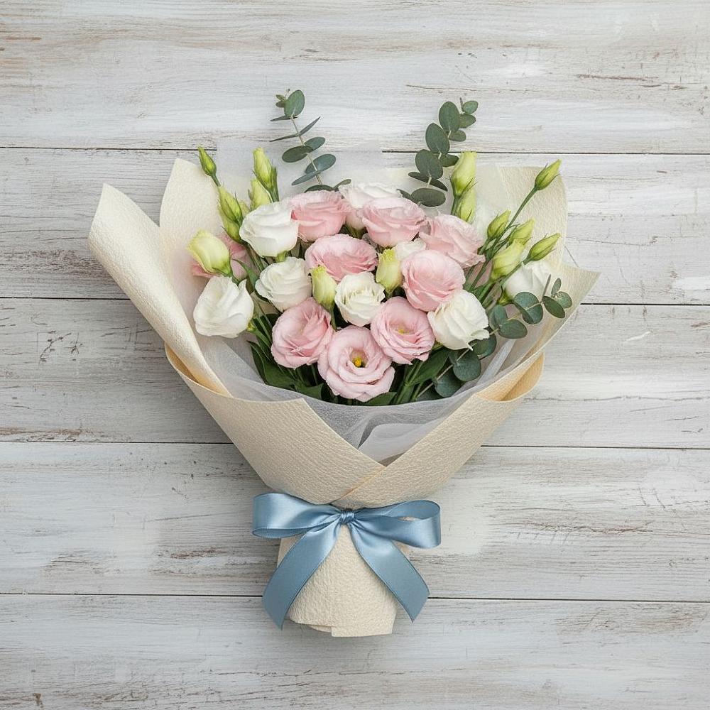 Букет цветов из: Лизиантусы в Максатихе